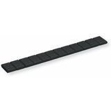Black zinc-plated adhesive weights 12x5g