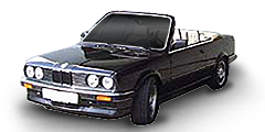 BMW 3 Series Convertible (3/R (E30)) 1982 - 1994 318i Cabrio