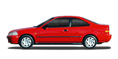 Honda Civic coupe (EJ6/8/9, EK1/3/4) 1995 - 2000 Civic Coupé 1.6 SR