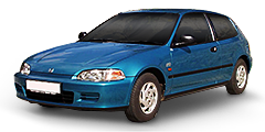 Honda Civic Hatchback (EG2-6/8/9, EH9) 1991 - 1995 Civic 1600 i-VTEC 16V