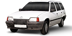 Opel Kadett Caravan (Kadett-E) 1984 - 1991 Kadett-E Caravan 1.8 LS, GL, GT