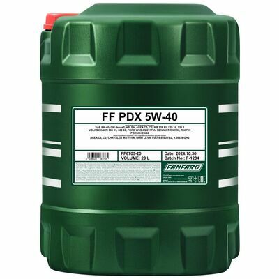 SCT - Mannol FANFARO 6705 PDX 5W-40