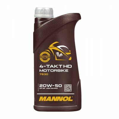 SCT - Mannol Mannol 7830 4-Takt Motorbike 20W-50 HD