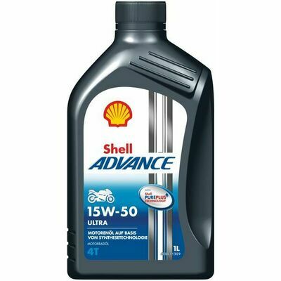 Shell Advance 4T Ultra 15W-50 (SN/MA2)