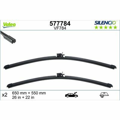 Valeo SILENCIO FLAT BLADE SET