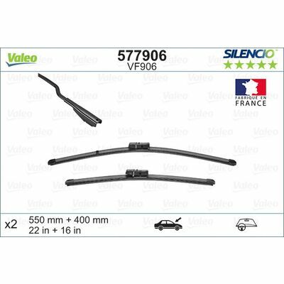 Valeo SILENCIO FLAT BLADE SET