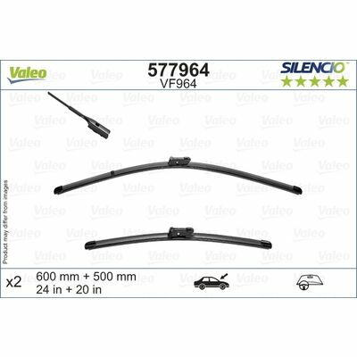 Valeo SILENCIO FLAT BLADE SET