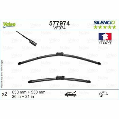 Valeo SILENCIO FLAT BLADE SET