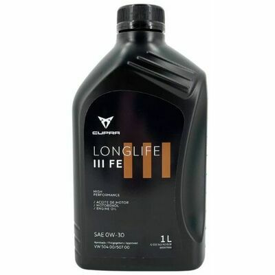 Volkswagen Original Cupra LongLife III/3 FE SAE 0W-30 504.00 / 507.00